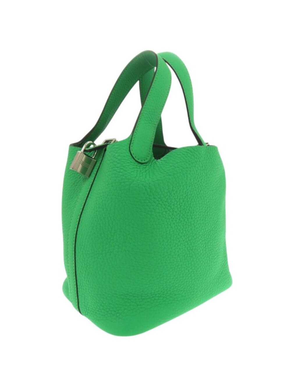 Hermes Picotin Lock PM Taurillon Clemence Vert Comic Green Handbag